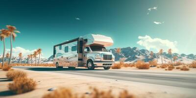 holiday travel in motorhomes photo