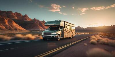 holiday travel in motorhomes photo