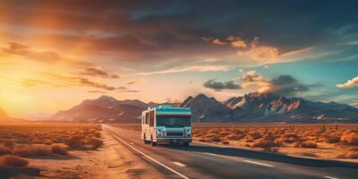 holiday travel in motorhomes photo