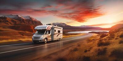 holiday travel in motorhomes photo