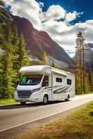 holiday travel in motorhomes photo