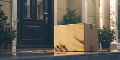 parcel at your doorstep delivery photo