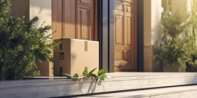 parcel at your doorstep delivery photo