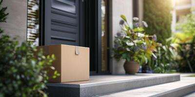 parcel at your doorstep delivery photo