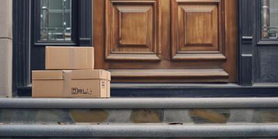 parcel at your doorstep delivery photo