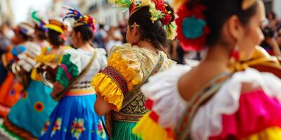 girl at an ethnic festival photo