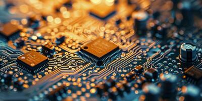 board with chips close-up photo