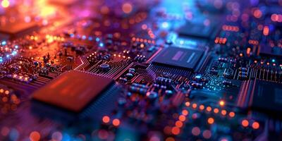 board with chips close-up photo