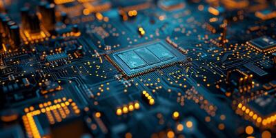 board with chips close-up photo