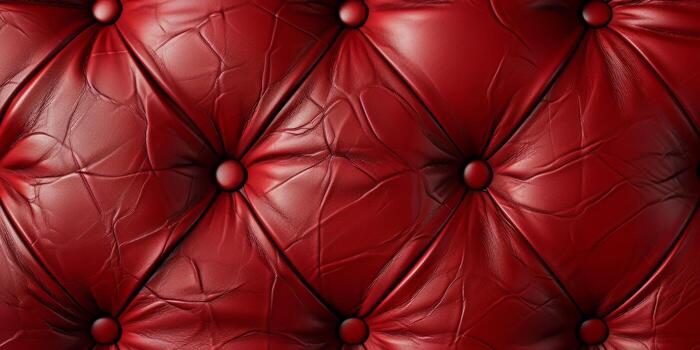 red capiton leather texture photo