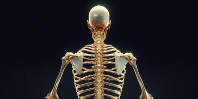 human skeleton model photo