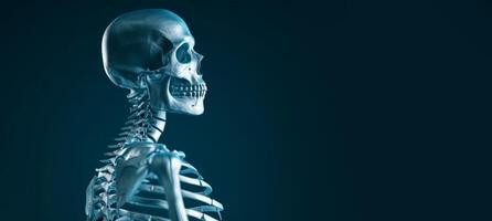 human skeleton model photo