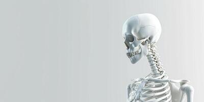 human skeleton model photo