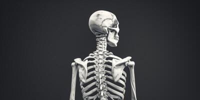 human skeleton model photo