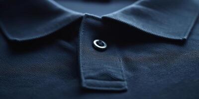 polo shirt close-up photo