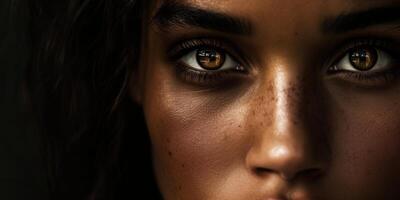 portrait of a young girl close-up photo