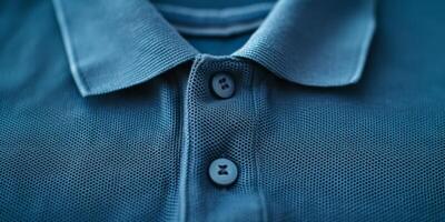 polo shirt close-up photo