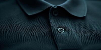 polo shirt close-up photo