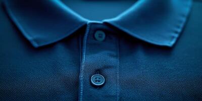 polo shirt close-up photo