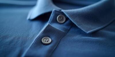 polo shirt close-up photo