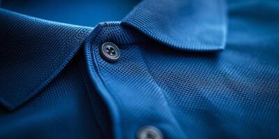 polo shirt close-up photo