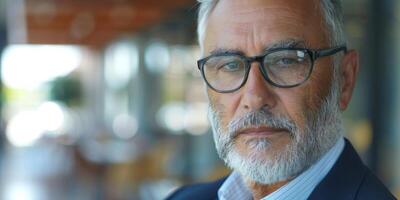 businessman 50 years old close-up photo