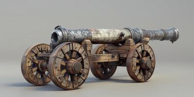 19th century artillery cannons photo