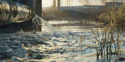 wastewater environmental pollution photo