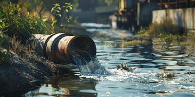 wastewater environmental pollution photo