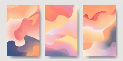 abstract colorful background with smooth lines abstraction photo