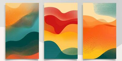 abstract colorful background with smooth lines abstraction photo