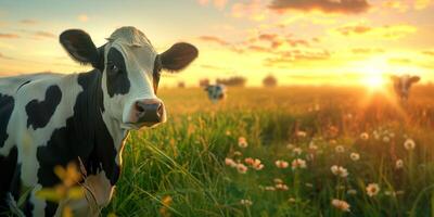 cows in the pasture photo