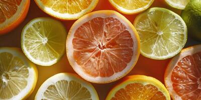 sliced citrus texture photo