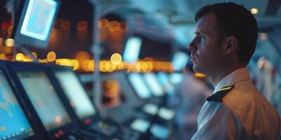 dispatcher in the control room photo