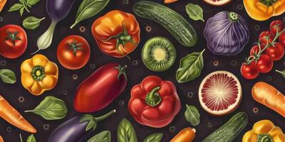 vegetables texture illustration photo