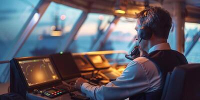 dispatcher in the control room photo