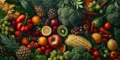 fruits and vegetables Assorted photo