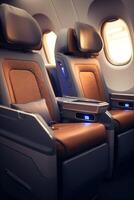 business jet interior business class photo