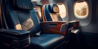 business jet interior business class photo