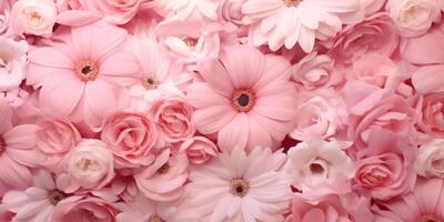 rosado antecedentes con flores para Boda invitaciones foto