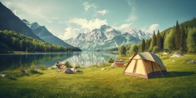 tent outdoor camp photo