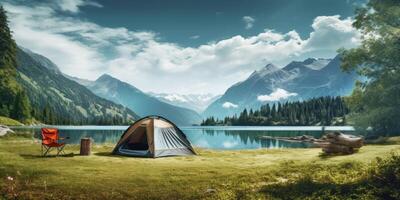 tent outdoor camp photo