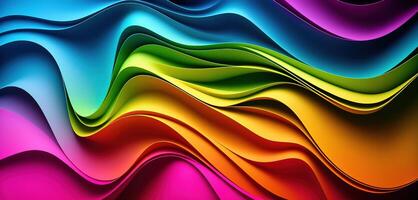 amorphous colorful panoramic background photo