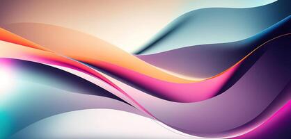 amorphous colorful panoramic background photo