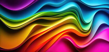 amorphous colorful panoramic background photo