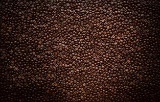 Texture of coffee beans photo