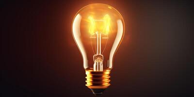 light bulb infographic idea photo