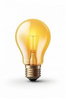 light bulb infographic idea photo