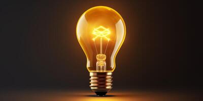 light bulb infographic idea photo