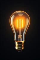 light bulb infographic idea photo
